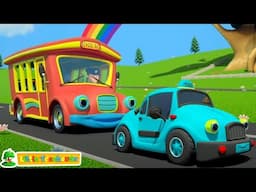 Wheels on the Bus & More vehicle Nursery Rhymes & Baby Songs