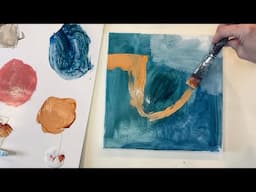 Painting on Canvasette Paper