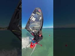 The DOUBLE-DUCK GYBE (jibe) #windsurfing #insta360
