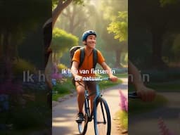 ik hou van fietsen #hollandacaöğreniyorum #nederlandsleren #shorts
