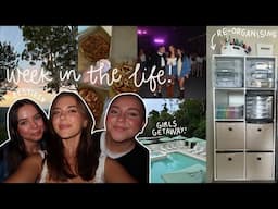 spend the week with me! 💌 concerts, house re-organisation, bestie getaway! ⭐️