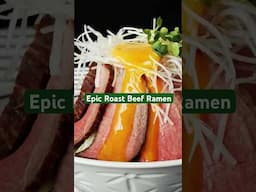 Tender #RoastBeef over top crisp cabbage and savory ramen is a hard thing to resist.