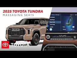 How to Use the 2025 Toyota Tundra Massaging Seats in Select Grades | Toyota Drive-Off Essentials