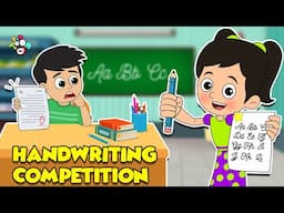 गट्टू गया Handwriting Classes | Practice makes man perfect | Cartoon | Moral Story | PunToon Kids
