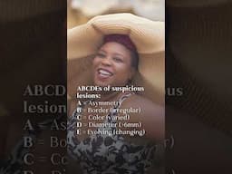 The ABCDEs to spot skin cancer and the 5 S’s to prevent it