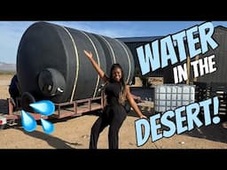 NO $$$ TO DRILL A WELL? DO THIS INSTEAD! 5000 GALLON WATER TANK INSTALL ON OUR OFF GRID HOMESTEAD