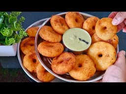 ಒಂದು ಕಪ್ಪ್ ರವೆಯಿಂದ ಗರಿ ಗರಿ ವಡೆ ಬರೀ 10 ನಿಮಿಷದಲ್ಲಿ | instant vada recipe | rava vada recipe in kannada