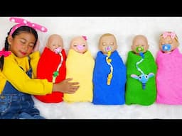 Are you sleeping Brother John, Sophia Pretend Play with Baby Dolls and Ride On Cars