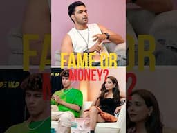 Fame or money?? #youtubeshorts #talkshow #roadies #splitsvilla