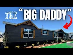 LARGE but also UNFORGETTABLE layout on this mobile home! Prefab House Tour