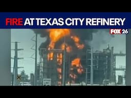 Texas City shelter-in-place lifted after fire at Marathon refinery