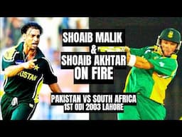 Shoaib Akhtar's Super Bowling | Shoaib Malik Strikes Out Pollock & Kallis in Thriller | Pak vs SA