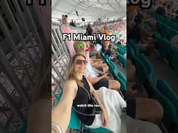F1 in Miami blew me away! 🏎️💨#f1 #f1vlog #f1miami #miamivlog