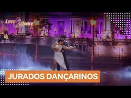 Surpresa! Convidados se arriscam na dança