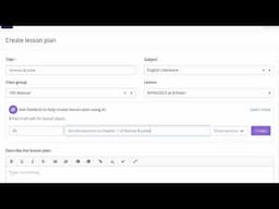 English Sidekick Bitesize | AI Lesson Planning with Satchel One