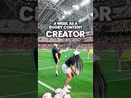 A week as a RUGBY CONTENT CREATOR!