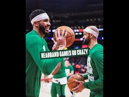 Headband games go crazy 👀 #celtics #nba #shorts