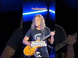 Metallica Lead Guitarist Kirk Hammett Collapses on Stage #shorts