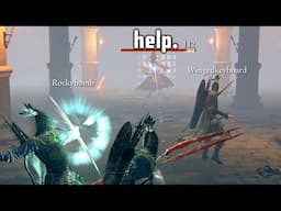 when the whole squad uses Ironeye in elden ring nightreign