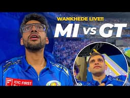 Mumbai Indians vs Gujarat Titans | Almost went to SUPER OVER | Vlog 99