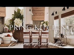 Spring Kitchen Decorate With Me | Spring 2025 | Classic & Vintage Charm | Functional & Curated Decor