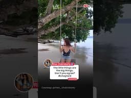 Rhea Chakraborty chillin' in a beach swing, soaking up the sun and sea vibes | #rheachakraborty