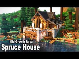 Minecraft: How to build a Spruce House | Easy Tutorial