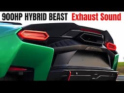 Lamborghini Temerario 900HP V8 Hybrid Engine and Exhaust Sound