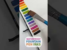Brand New WATERPROOF Fountain Pen Inks