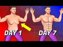 7 Min 7 Day 7 Powerful Exercises To Make Chest Fat CRY