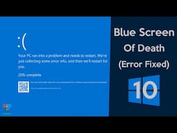 How to Fix Blue Screen Error in Windows 10 (BSOD FIXED)