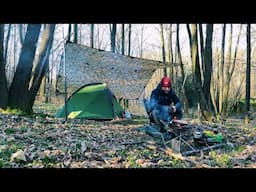 Solo Camping in the Freezing Woods | Nitecore HA23 UHE - first look