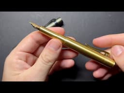IT JUST GETS BETTER! The Hongdian M2 Brass Fountain Pen Mini-Review