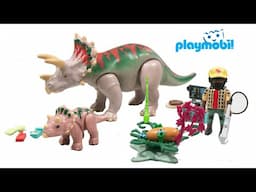 AD | Playmobil Dinos Triceratops Family Review | Playmobil Set 71821 Unboxing & Review