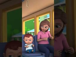 🚌 Wheels On The Bus Go Round and Round! 🎶 #shorts #nurseryrhymes #kidssongs #meekofamily