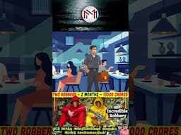 Double Trouble: ₹1000Cr Robbery in 1 Month! 😲 | Minutes Mystery Shorts