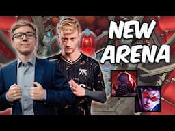 PLAYING ARENA FOR THE FIRST TIME