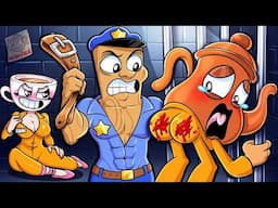 Police Girl Cappuccina x TA TA TA SAHUR BACKSTORY! | Italian Brainrot Animation
