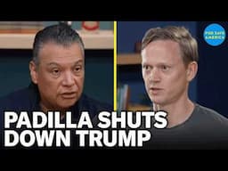 Alex Padilla Shuts Down Trump's Lies After Being Tackled By Federal Agents