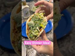 Easy Dinner Idea! Chicken Caesar “Tacos”! 🥗 #dinner #dinnerideas #salad #caesar #easydinner