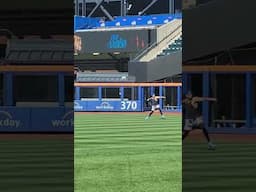 ny mets edwin diaz warming up in w.a.n.t.s shorts