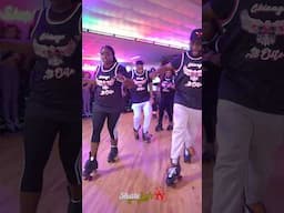 Whole squad🔥🥵 #rollerskating #chicagostyle