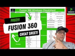 Fusion 360 Shortcuts You NEED to Know! Fusion 360 Cheat Sheet Download