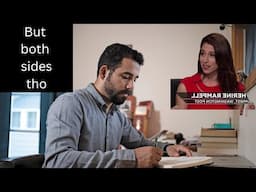 Palestinian Pulitzer winner vs US media goon.