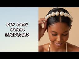 🔥2024 DIY HEADBAND IDEA/pearl headbands /how to make a beaded headband for girls