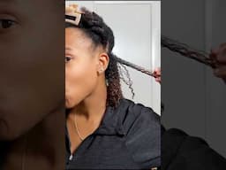 2 method wash and go!! #naturalhair #curlyhair #twostrandtwist #haircare #washandgo #4ahair #4chair