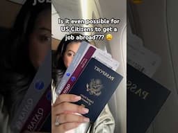 How can I find a job abroad as a US citizen?? // Is leaving America worth it? 😩 #americansabroad