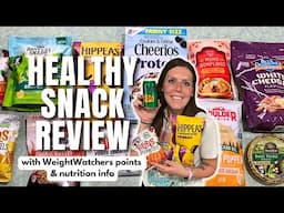 Healthy Snack Review | Trying New Healthy Low Point Foods | WeightWatchers Points, Calories, Macros