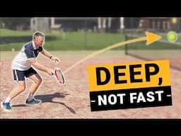 Tennis Deep Volley Technique: Slice, Height, and Control