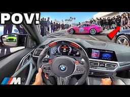 You Drive A Straight Piped BMW M4 G82 To LA's BIGGEST CAR MEET [LOUD EXHAUST POV]